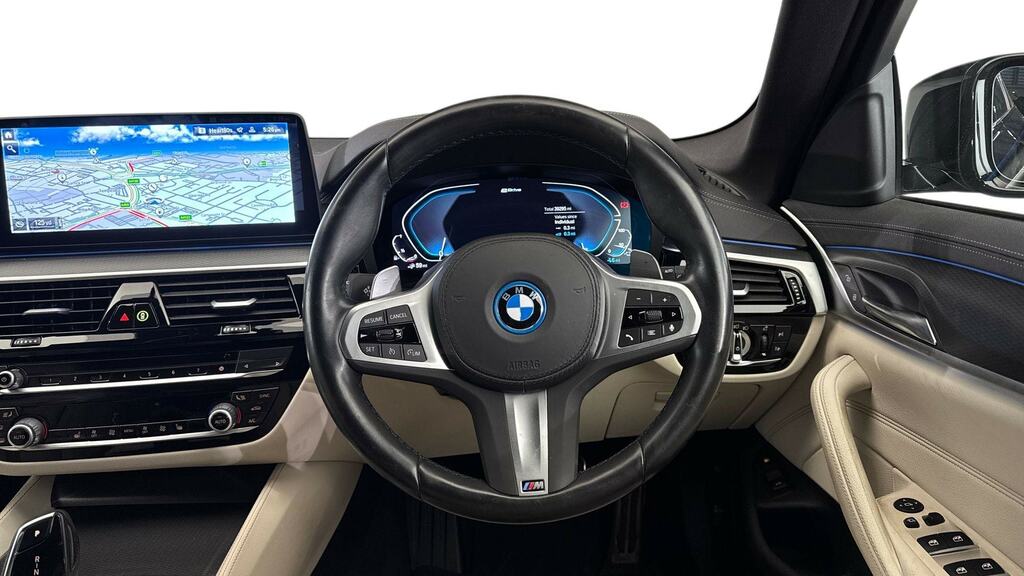 BMW 5 Series 530E M Sport Pro Pack Black #5