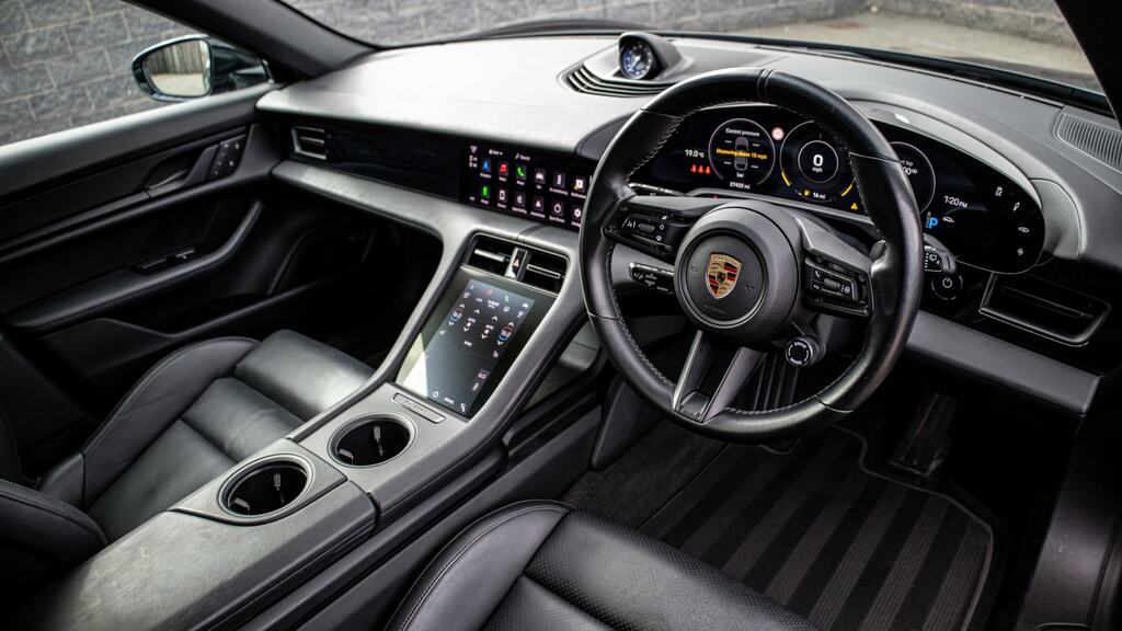 Porsche Taycan Estate Blue #3