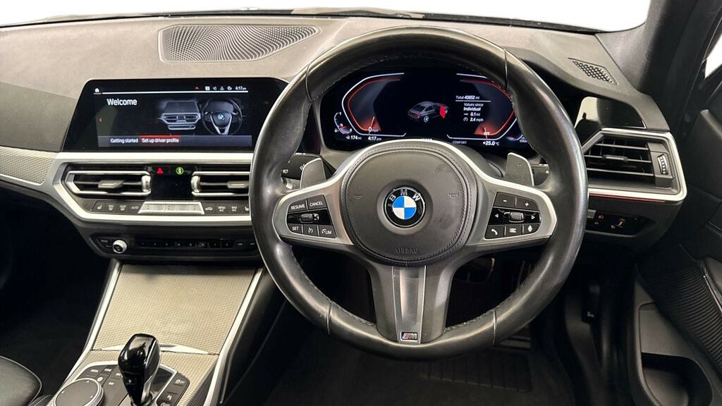 BMW 3 Series 318D Mht M Sport Step White #4