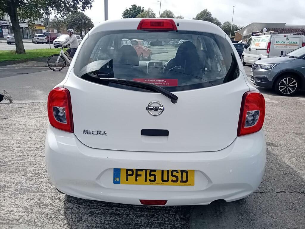 Nissan Micra Hatchback 1.2 Visia Euro 5 201515 White #4