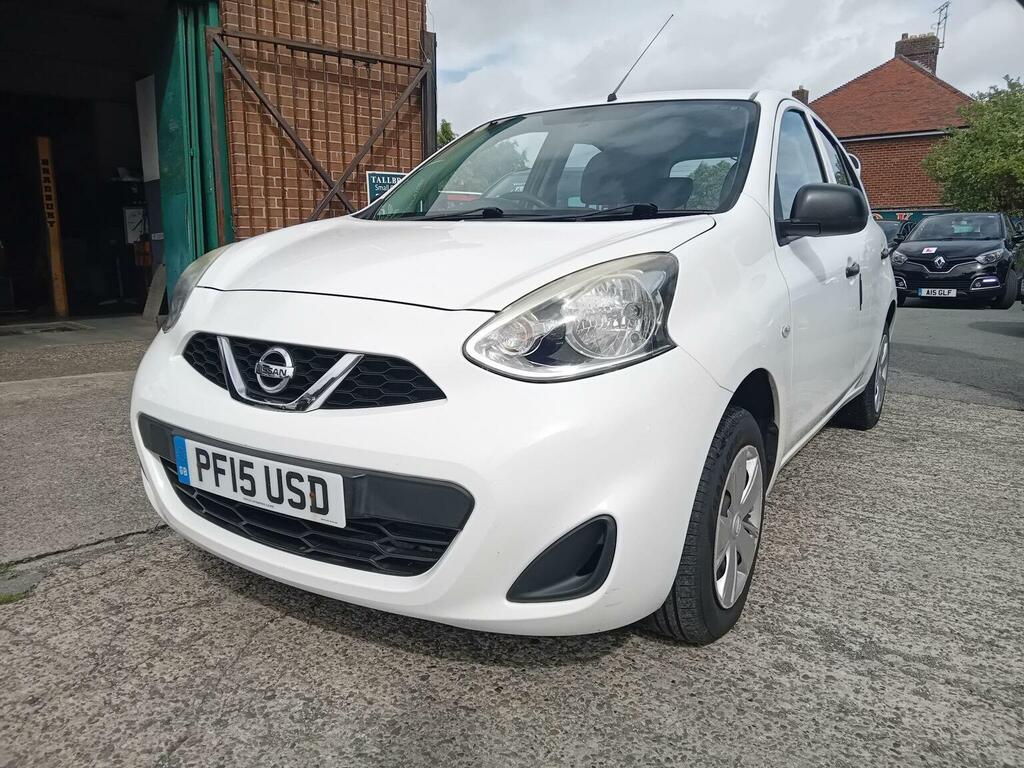 Nissan Micra Hatchback 1.2 Visia Euro 5 201515 White #6