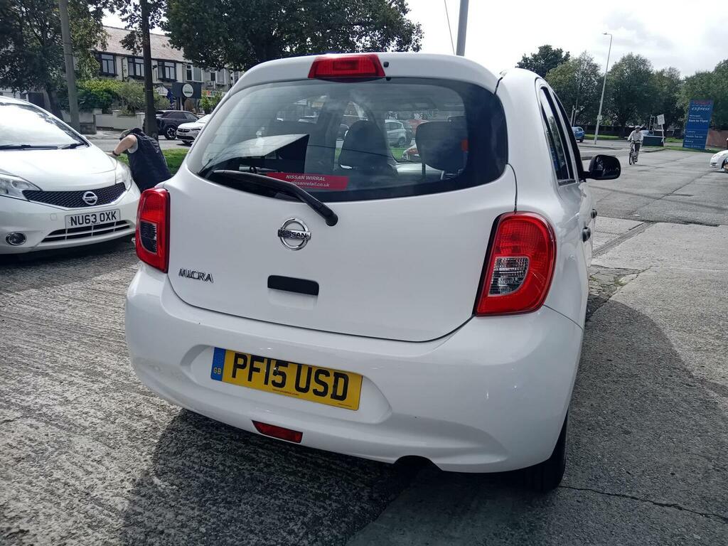 Nissan Micra Hatchback 1.2 Visia Euro 5 201515 White #3
