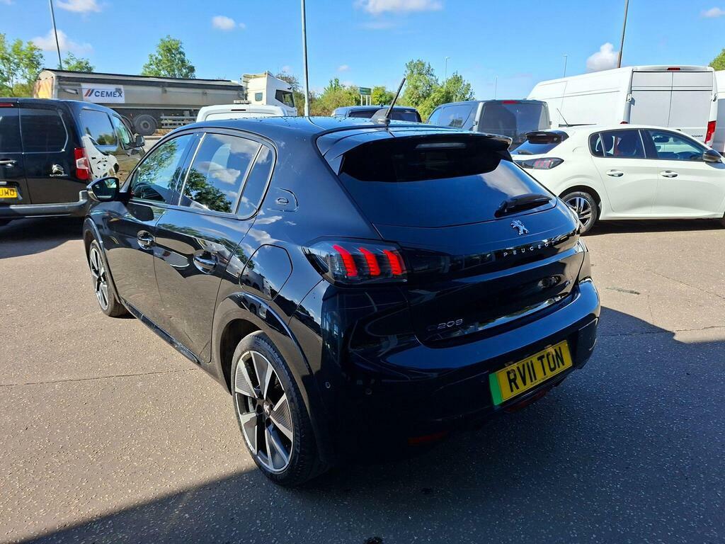 Peugeot e-208 50Kwh Gt Premium SG71KSK Black #6