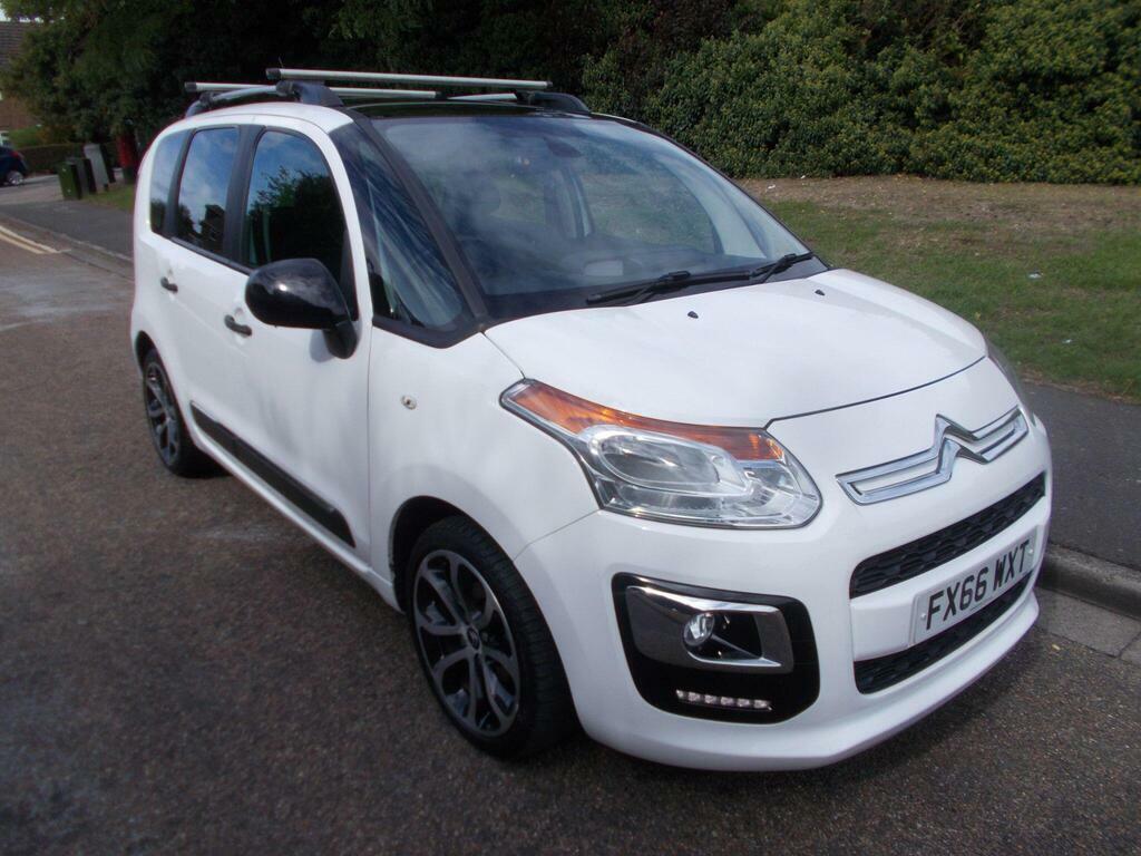 Citroen C3 Picasso 1.6 Bluehdi Platinum Euro 6 White #2