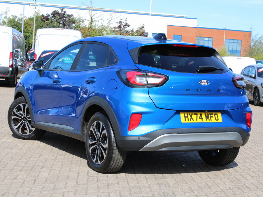 Ford Puma 1.0 Ecoboost Hybrid Mhev Titanium HX74MFO Blue #5