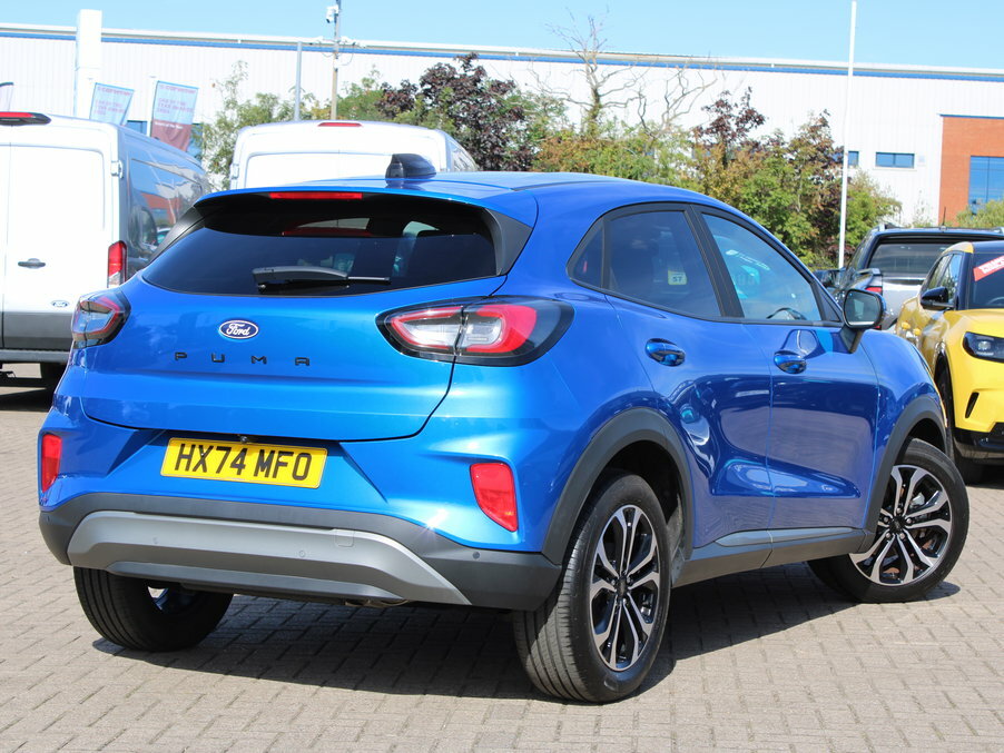 Ford Puma 1.0 Ecoboost Hybrid Mhev Titanium HX74MFO Blue #6