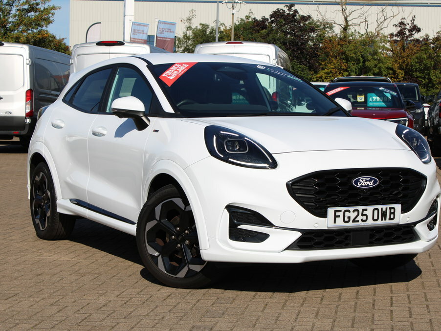 Ford Puma 1.0 Ecoboost Hybrid Mhev St-line X White