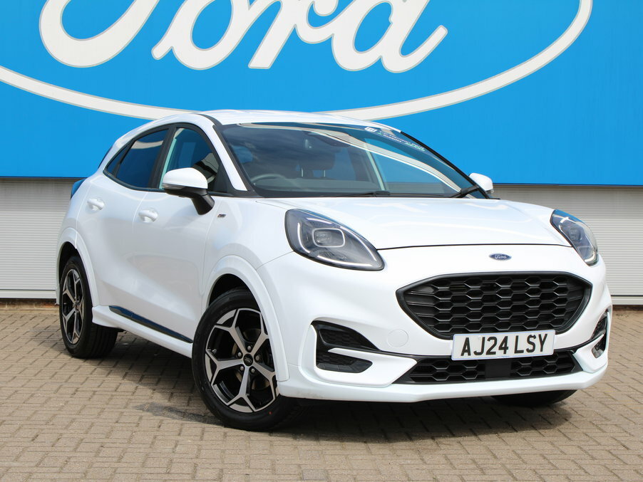 Ford Puma 1.0 Ecoboost Hybrid Mhev St-line White