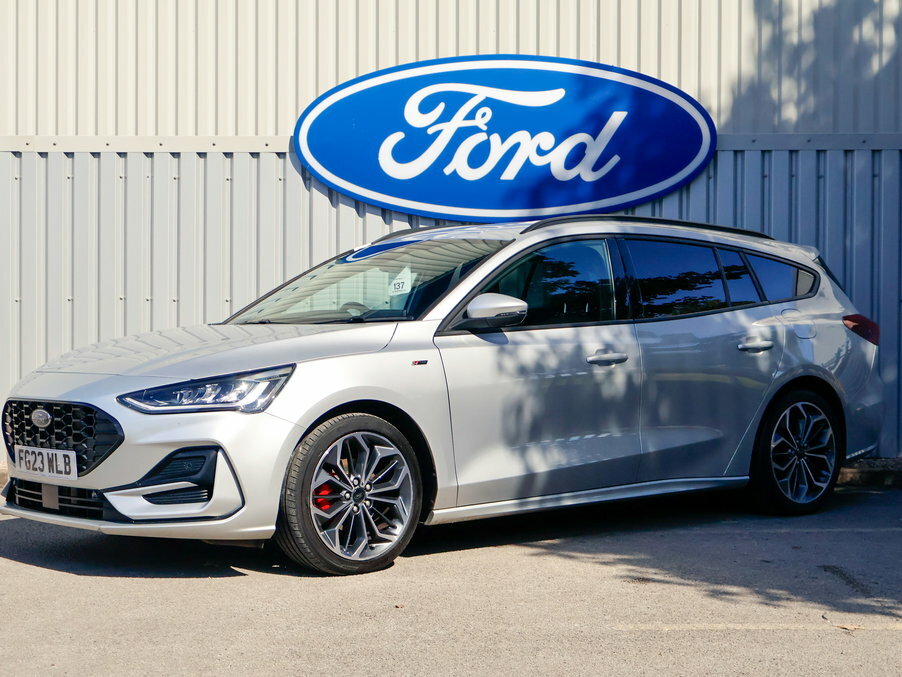 Ford Focus 1.0 Ecoboost St-line X FG23WLB Silver #2