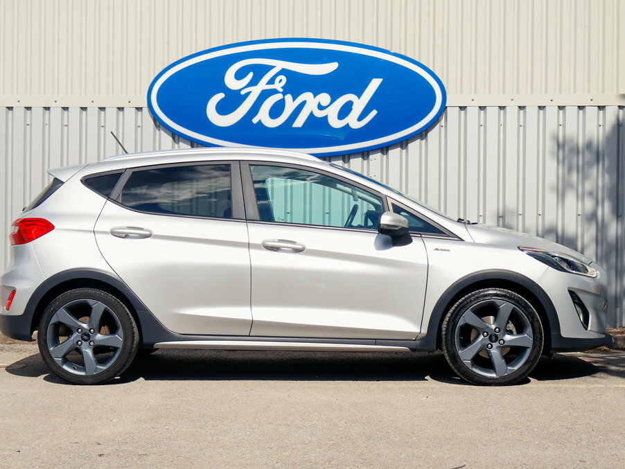 Ford Fiesta 1.0 Ecoboost Active 1 Navigation BU68YFG Silver #4