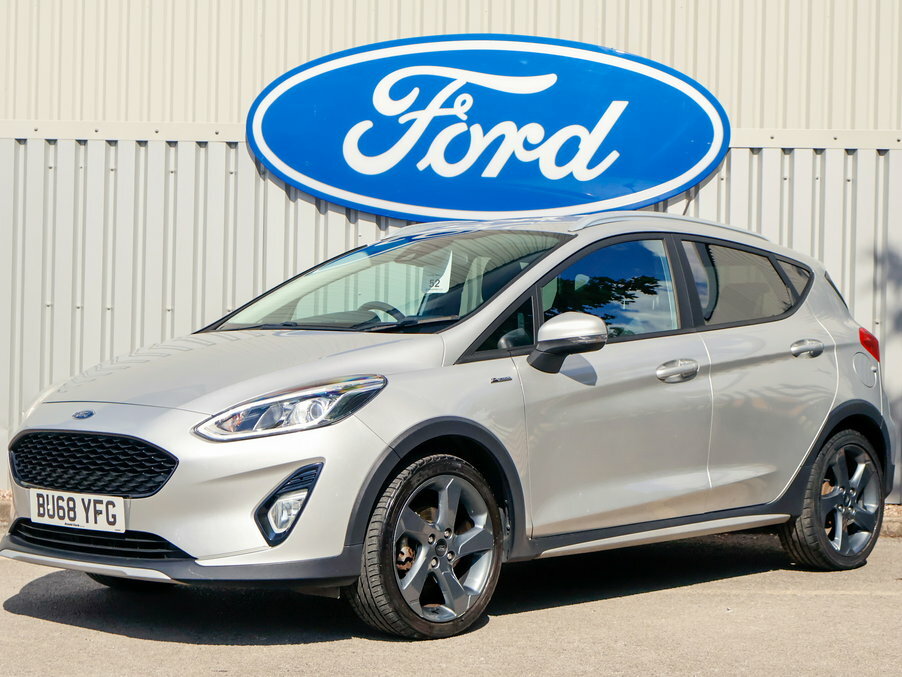 Ford Fiesta 1.0 Ecoboost Active 1 Navigation BU68YFG Silver #2