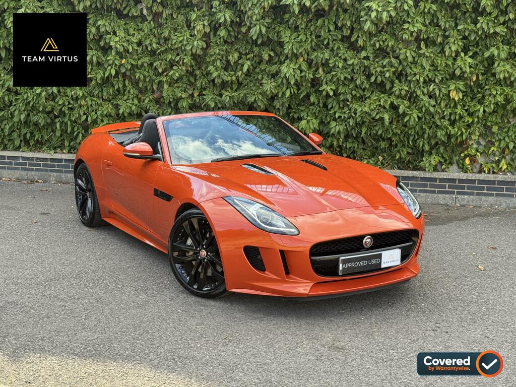 Jaguar F-Type 3.0 V6 Convertible Euro 6 S S 3 Orange