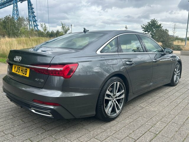 Audi A6 Saloon S Line Grey #11