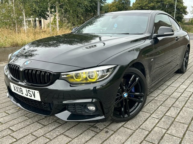 BMW 4 Series Gran Coupe 420D M Sport Coupe Black #5
