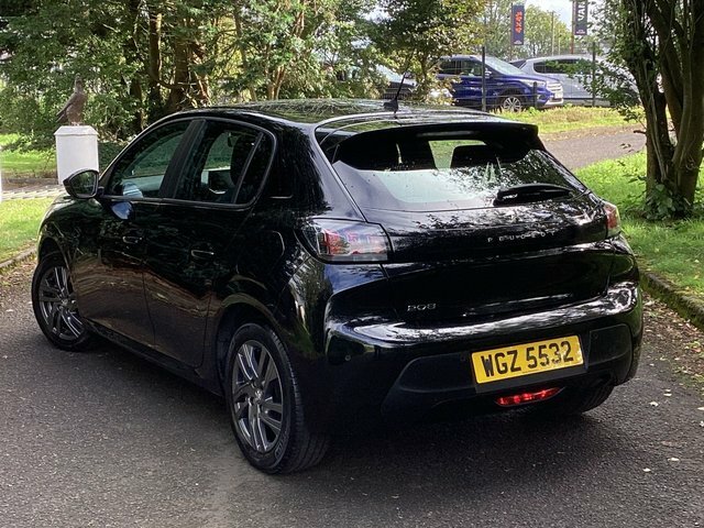 Peugeot 208 Puretech Active Premium Hatchback WGZ5532 Black #2
