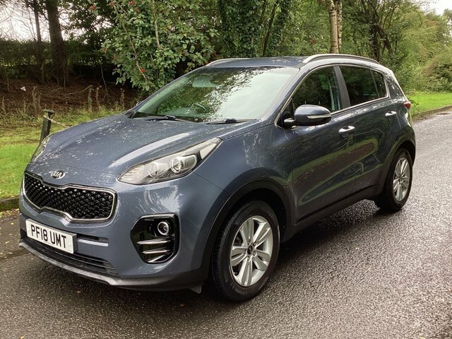 Kia Sportage Crdi 2 Suv Blue #5