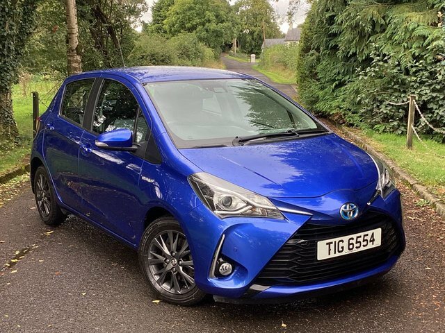 Toyota Yaris Vvt-h Icon Tech Hatchback Blue #2