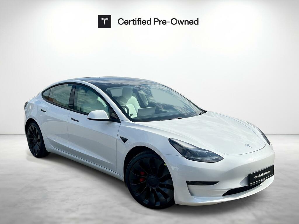 Tesla Model 3 Performance White