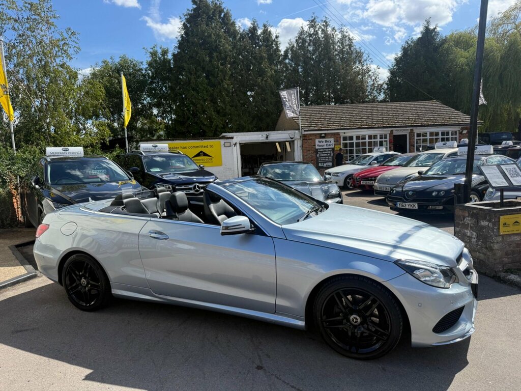 Mercedes-Benz E Class 3.0 E350d V6 Bluetec Amg Sport Cabriolet G-tronic Silver #3
