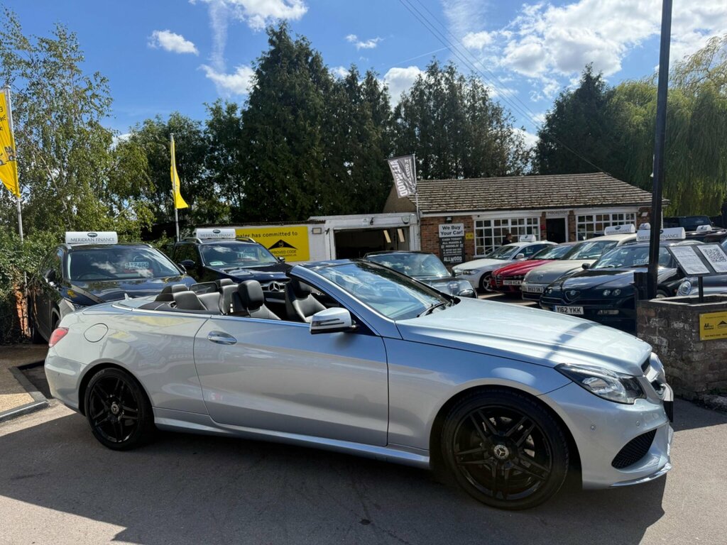 Mercedes-Benz E Class 3.0 E350d V6 Bluetec Amg Sport Cabriolet G-tronic Silver #4