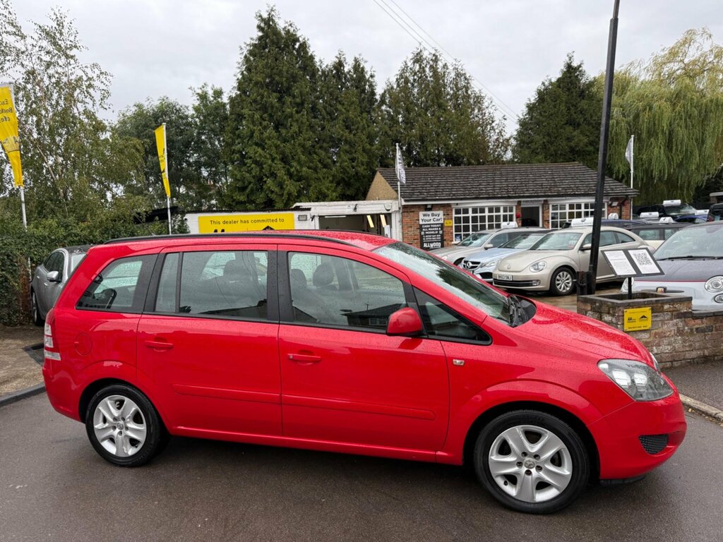 Vauxhall Zafira 1.6 16V Exclusiv Euro 5 Red #2