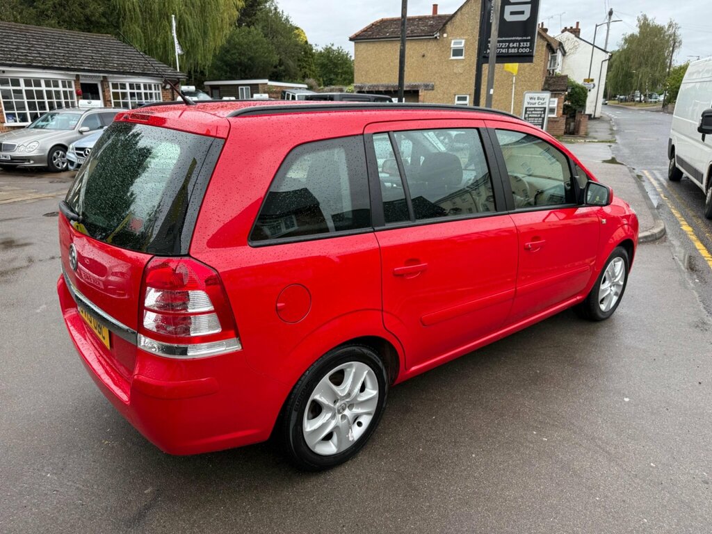 Vauxhall Zafira 1.6 16V Exclusiv Euro 5 Red #5