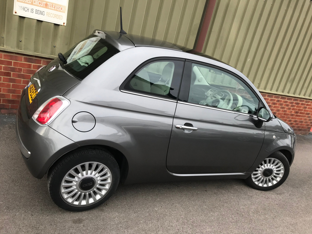 Fiat 500 1.2 Lounge Hatchback Dualogic Euro 6 S Grey #2