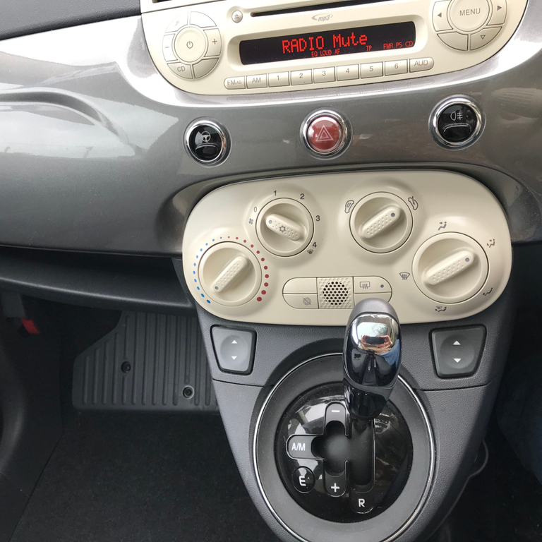 Fiat 500 1.2 Lounge Hatchback Dualogic Euro 6 S Grey #3