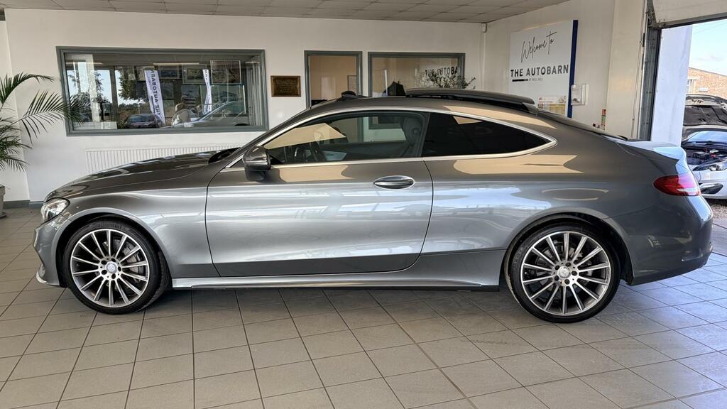 Mercedes-Benz C Class 2.0 C200 Amg Line Coupe Euro 6 Grey #2