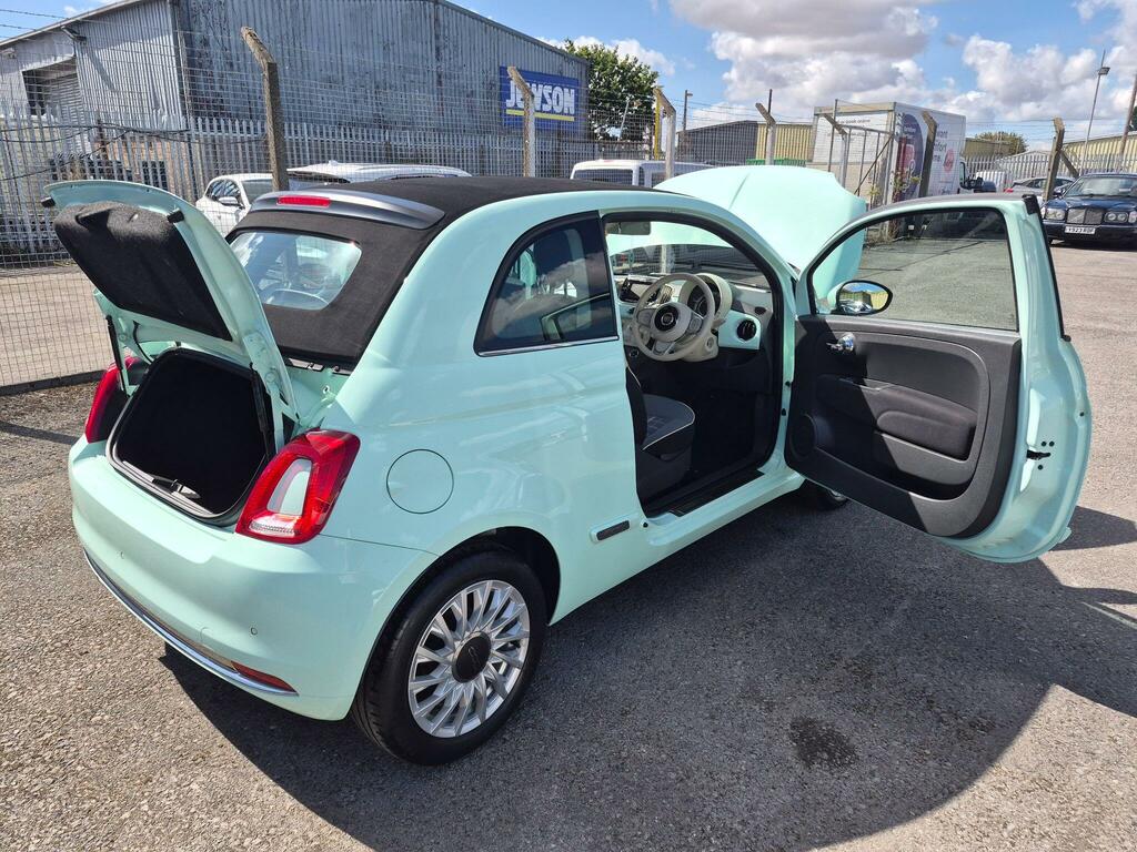 Fiat 500C Red Black #48