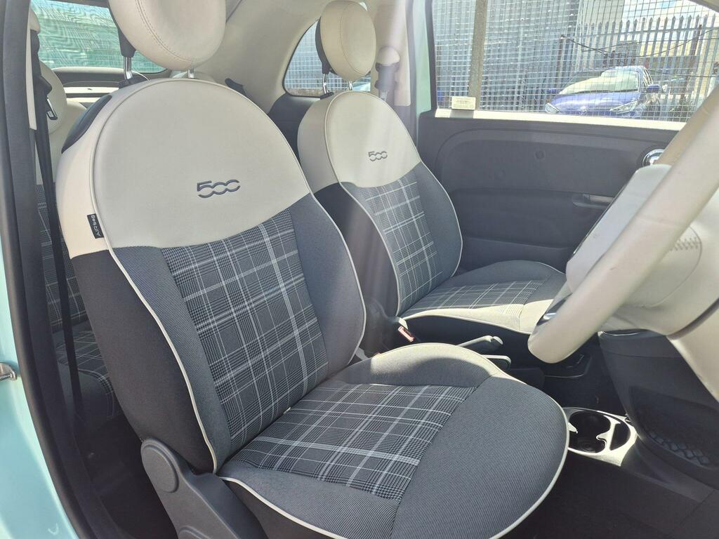Fiat 500C Red Black #17