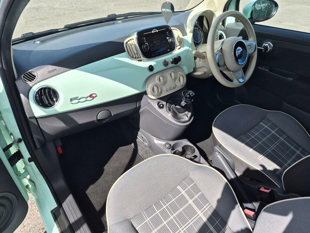 Fiat 500C Red Black #18