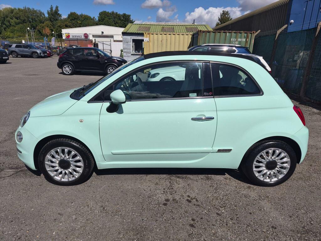 Fiat 500C Red Black #3