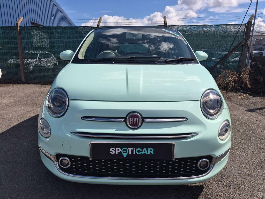 Fiat 500C Red Black #9