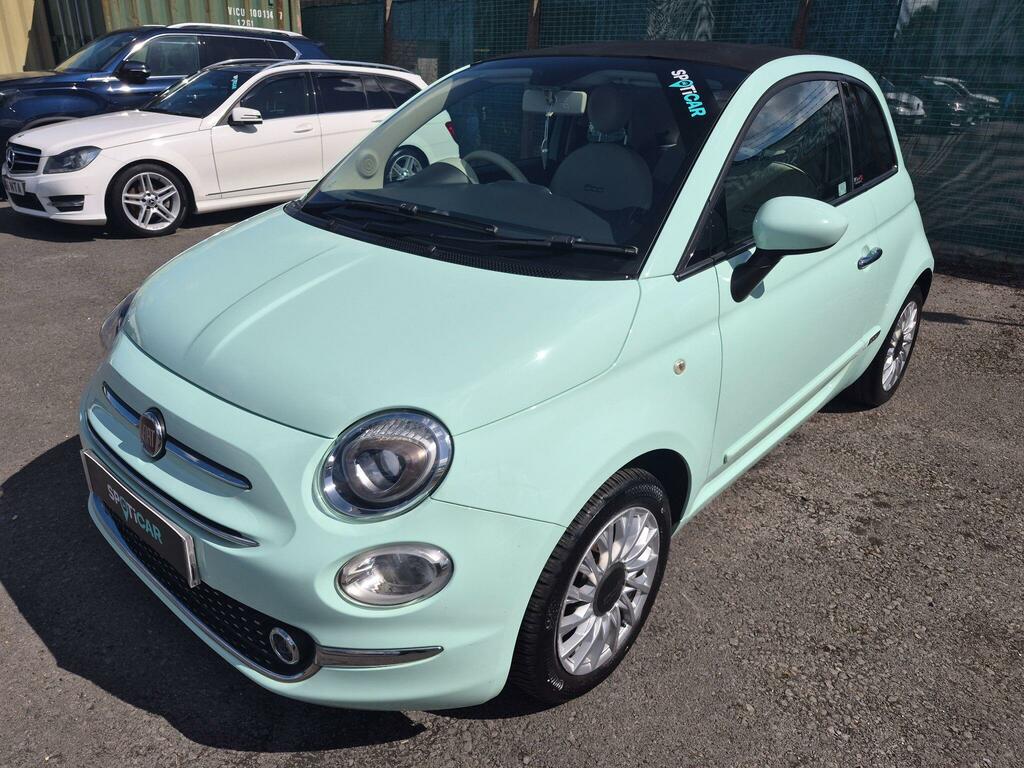 Fiat 500C Red Black #1