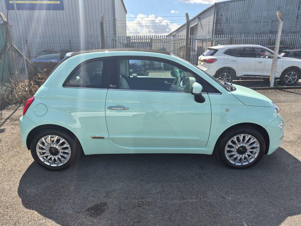 Fiat 500C Red Black #7