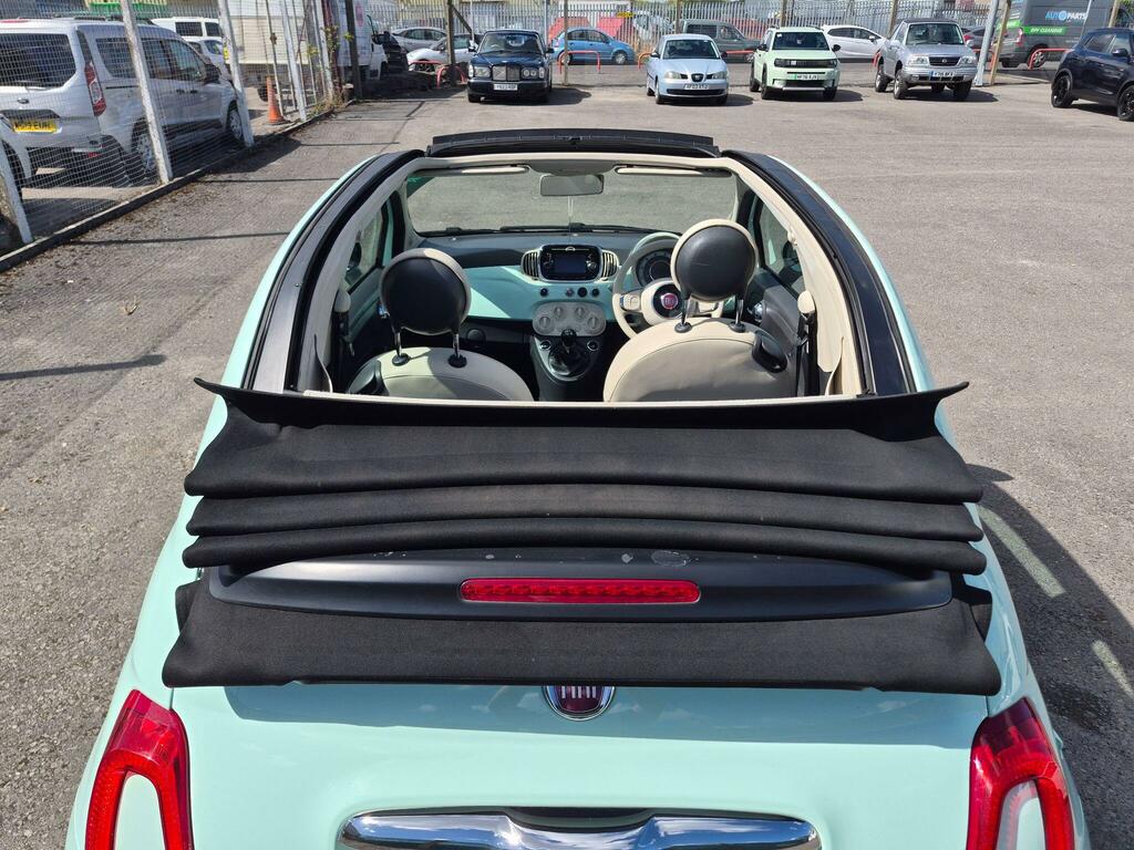 Fiat 500C Red Black #14