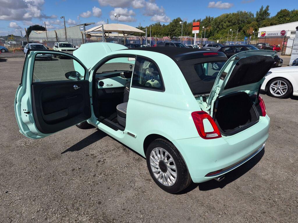 Fiat 500C Red Black #45