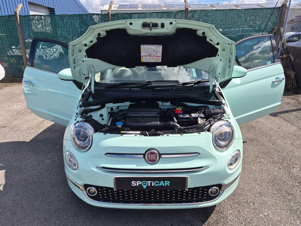 Fiat 500C Red Black #43