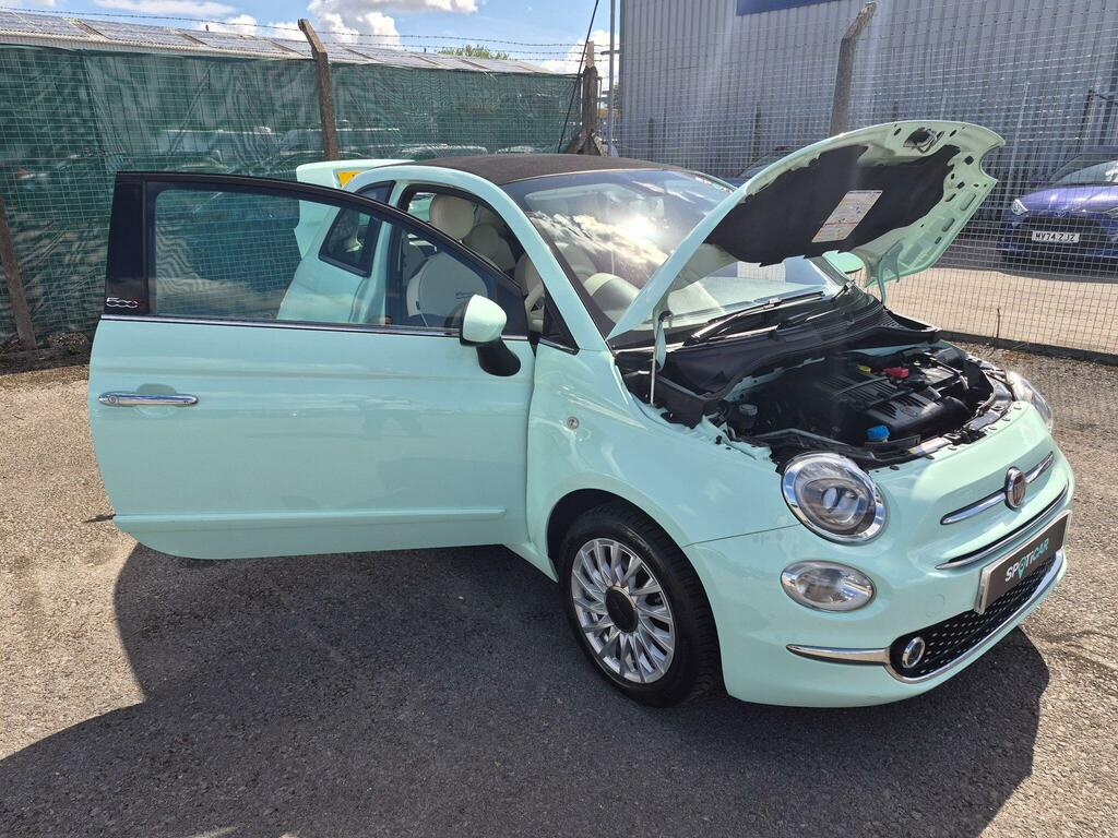 Fiat 500C Red Black #49