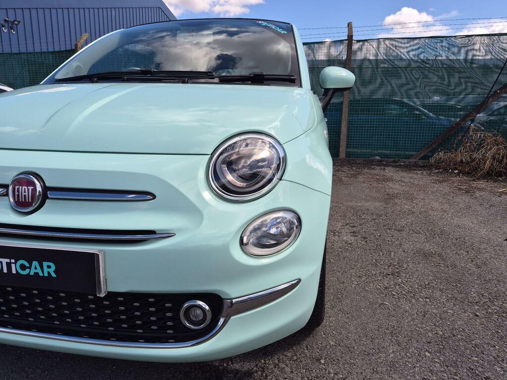Fiat 500C Red Black #42