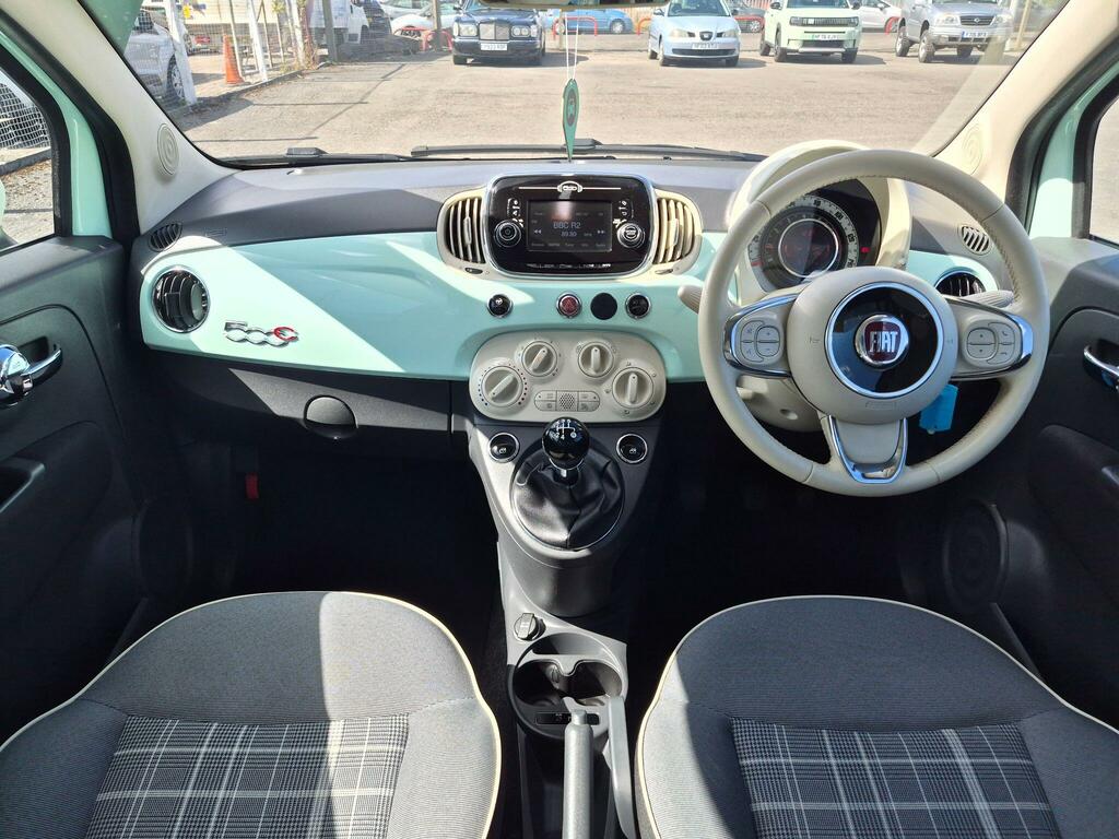 Fiat 500C Red Black #20