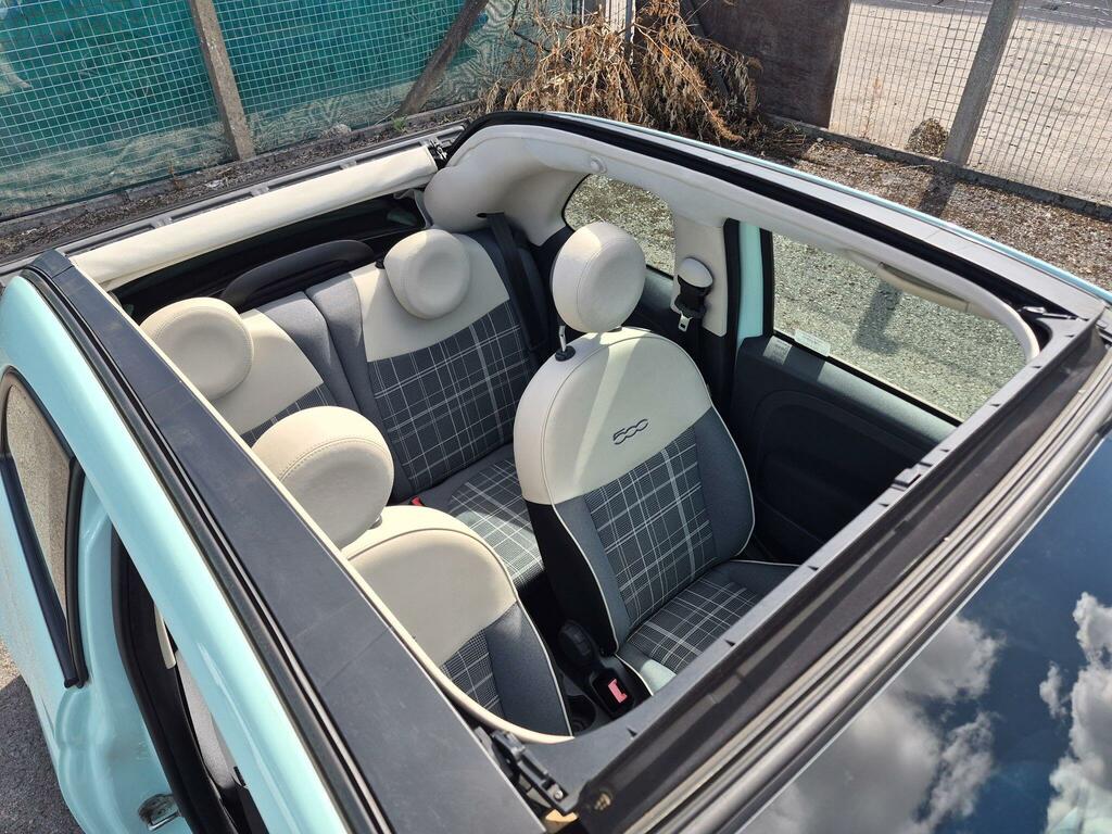 Fiat 500C Red Black #15