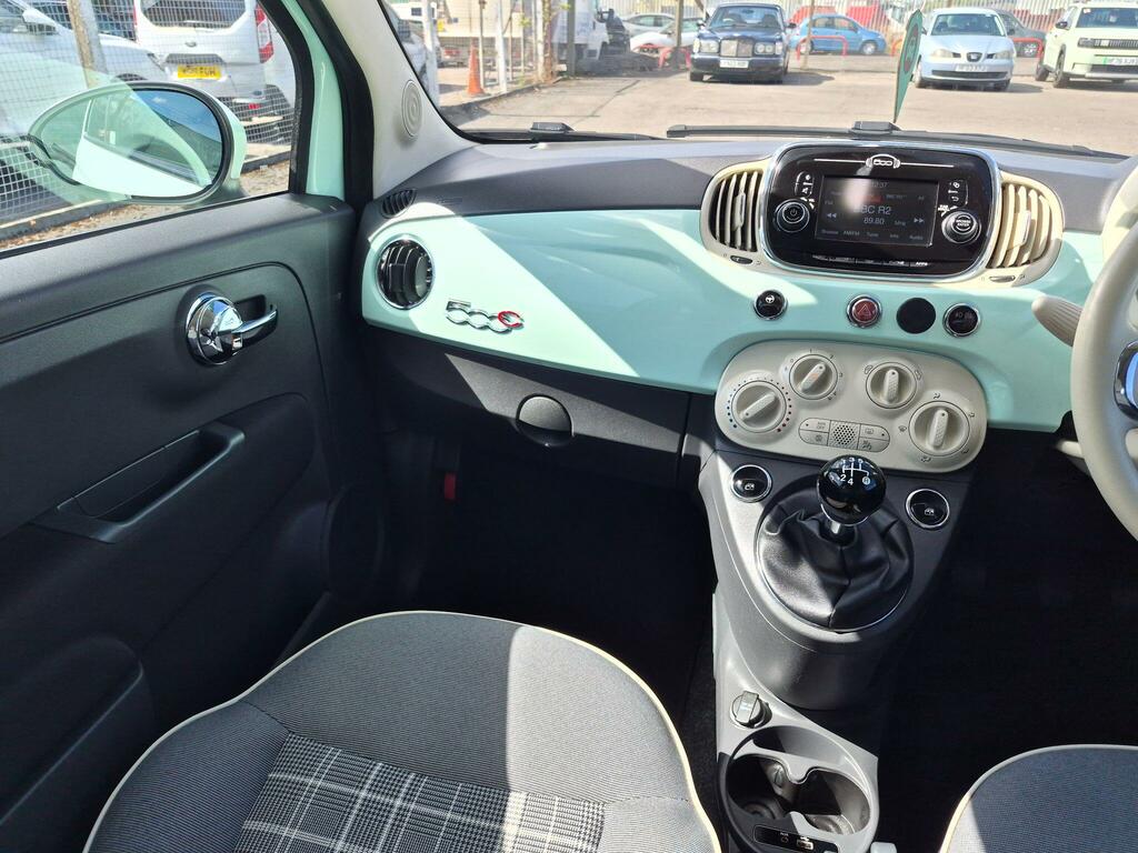 Fiat 500C Red Black #21