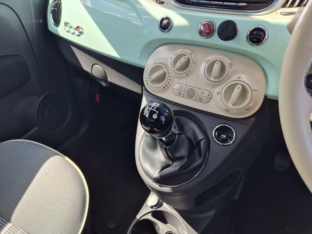Fiat 500C Red Black #33