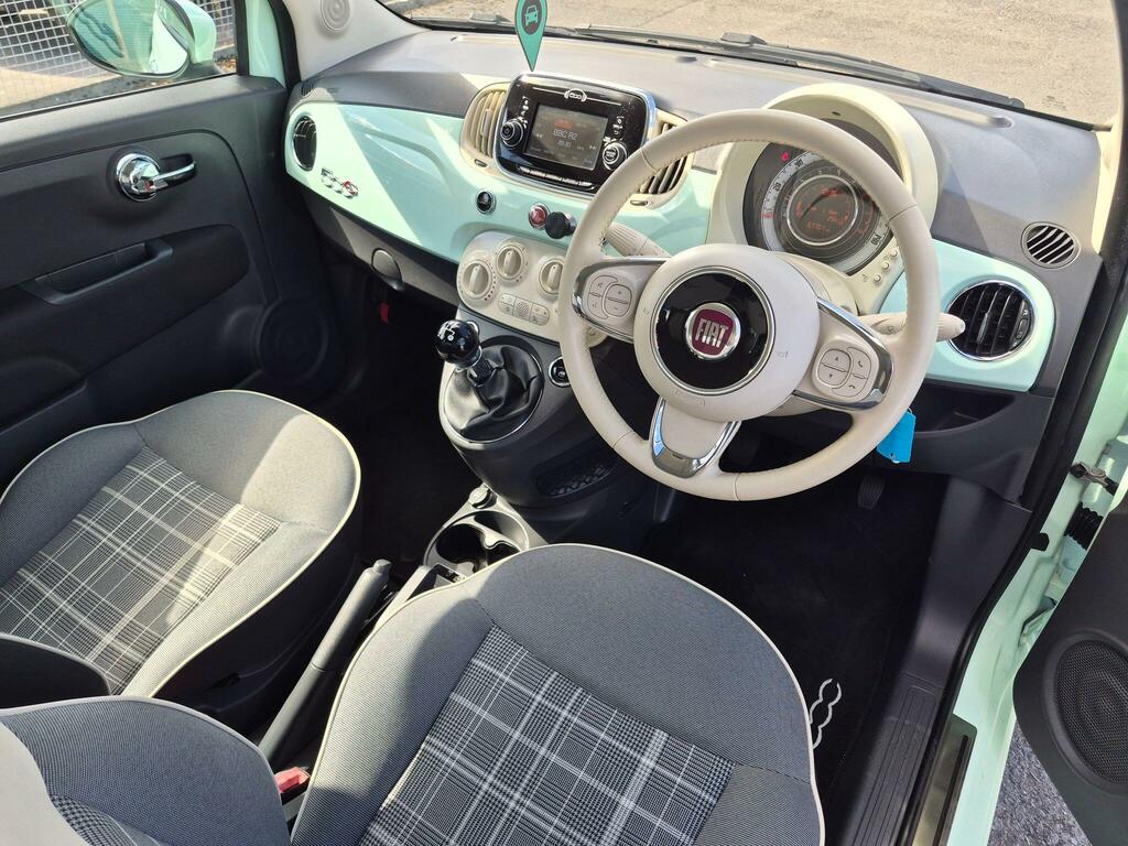Fiat 500C Red Black #16