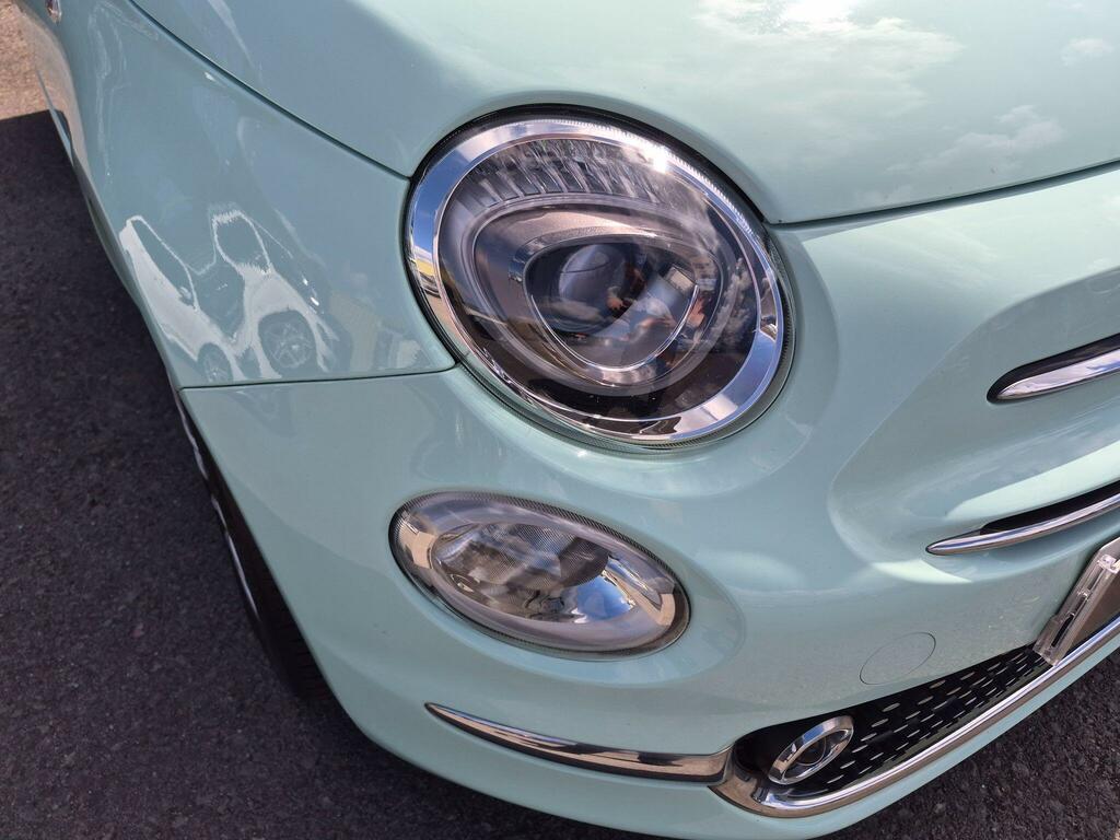 Fiat 500C Red Black #37