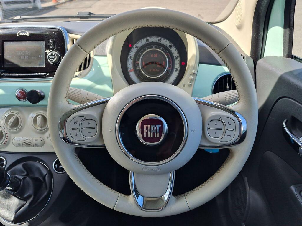 Fiat 500C Red Black #24