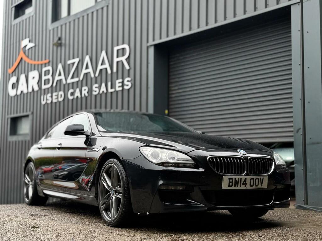 BMW 6 Series Gran Coupe Saloon Black #48