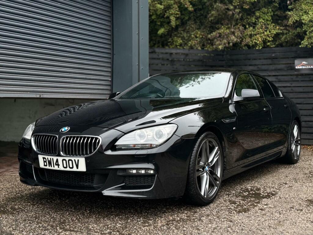 BMW 6 Series Gran Coupe Saloon Black #16